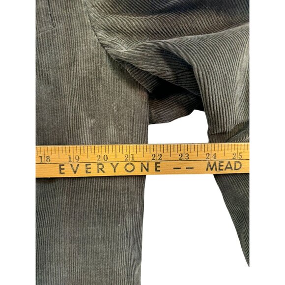 Chaps Mens Corduroy Blazer Jacket 42R Brown With Paisley Lining - Picture 7 of 14